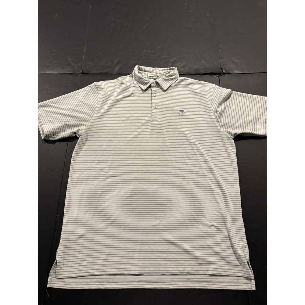 Peach State Pride Men's Performance Striped Polo Shirt XL